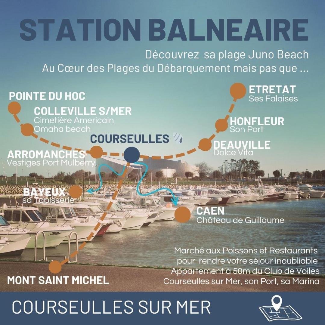 L'Aigrette - Appartement 5 Pers - Courseulles Port De Plaisance Exterior foto